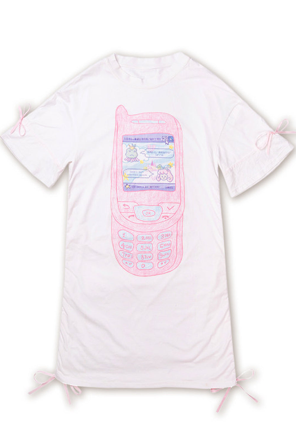 Large Mobile Phone T-Shirt Dress