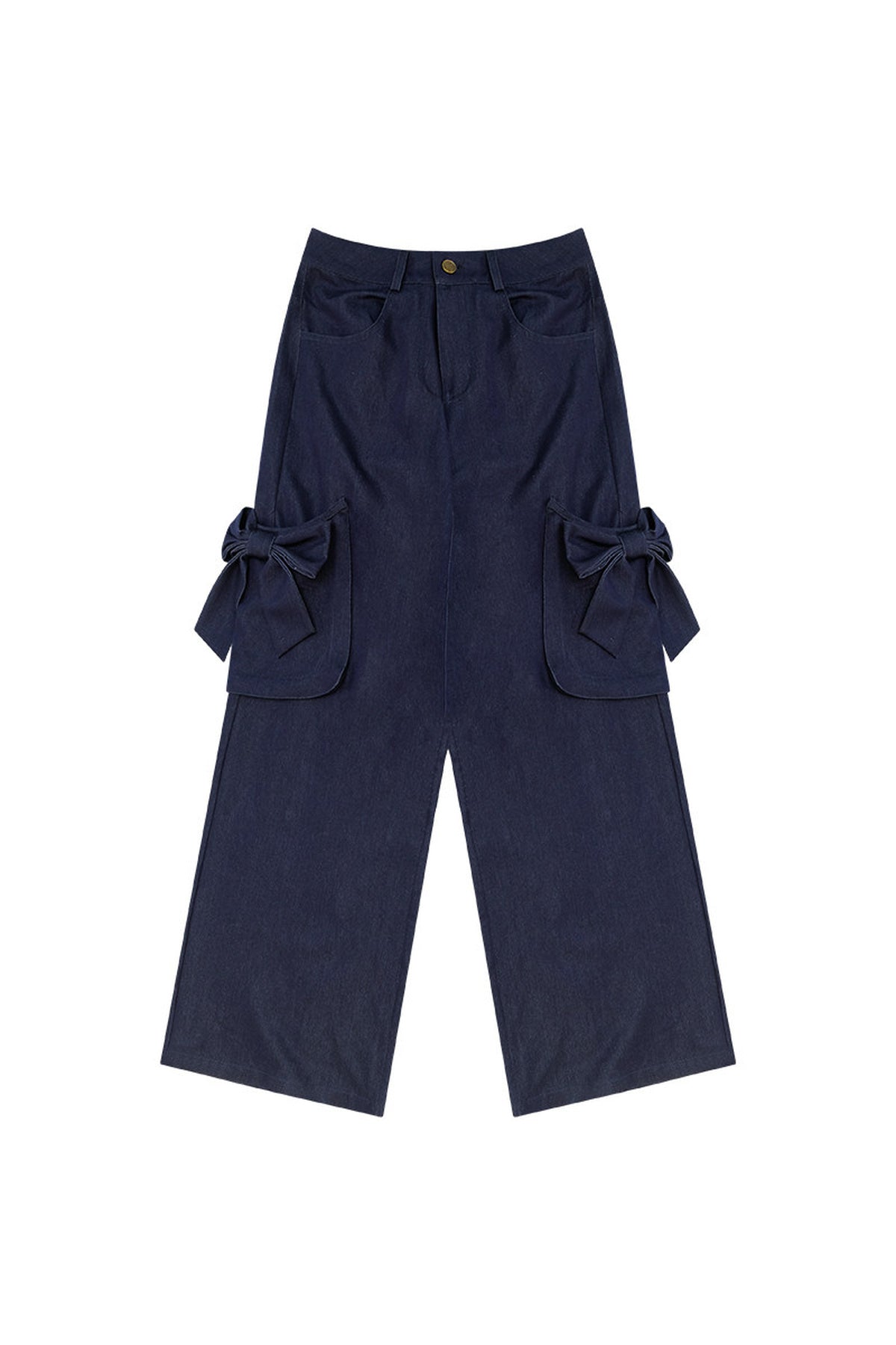 High-Waisted Wide-Leg Cargo Pants