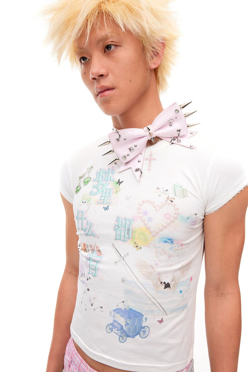 Dreams Lace Print T-Shirt