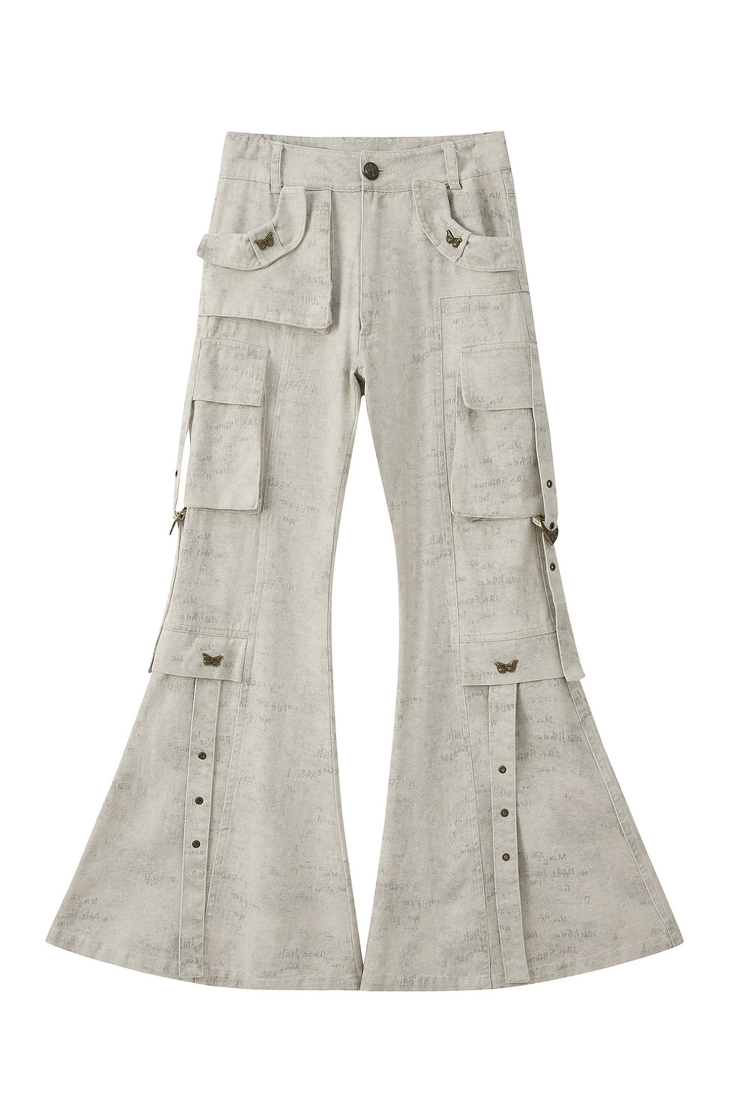 Pantaloni cargo svasati leggeri