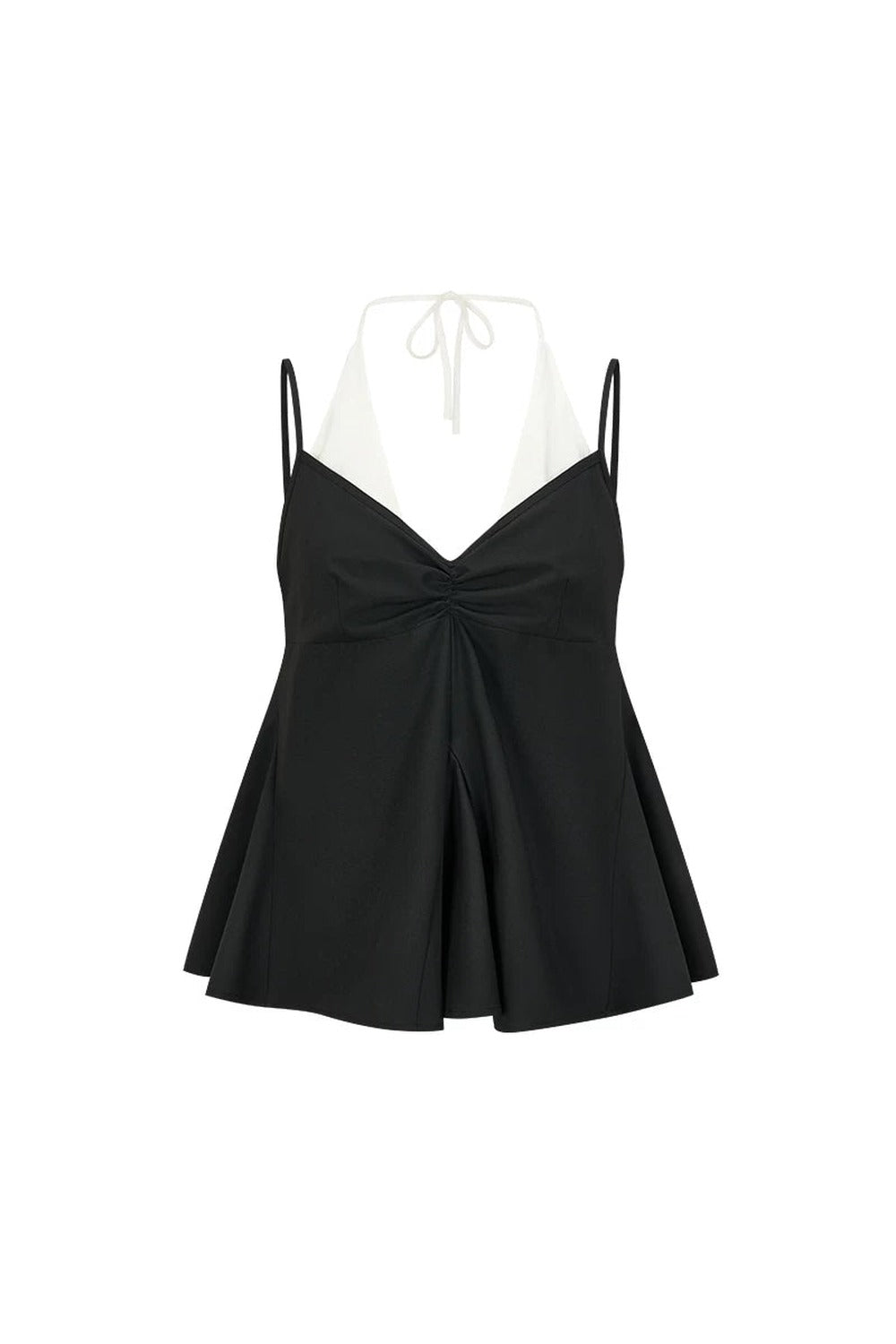 Color-Block Faux Layered Camisole Top