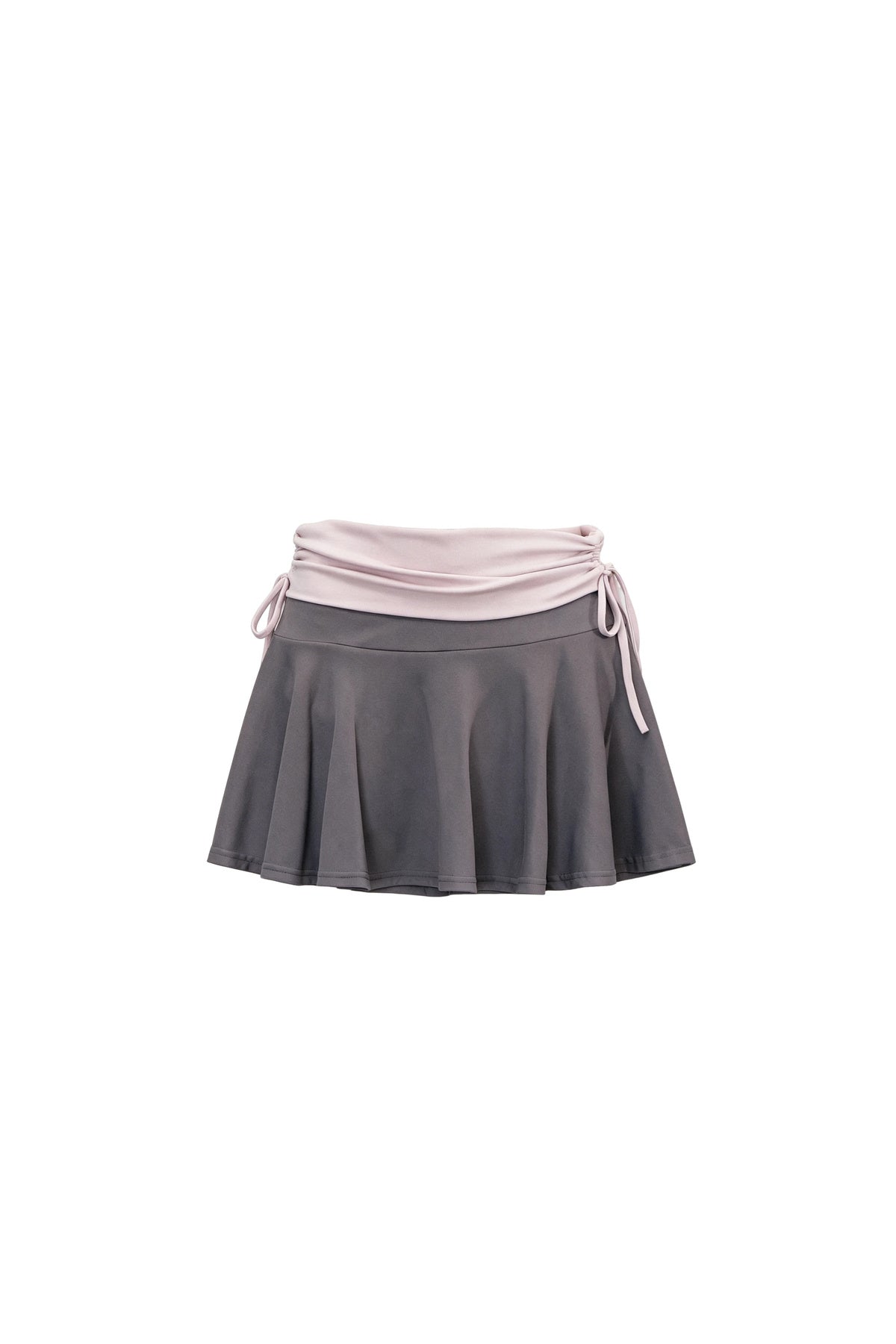 Layered-Look Letter Print Top and Skirt Set-Up