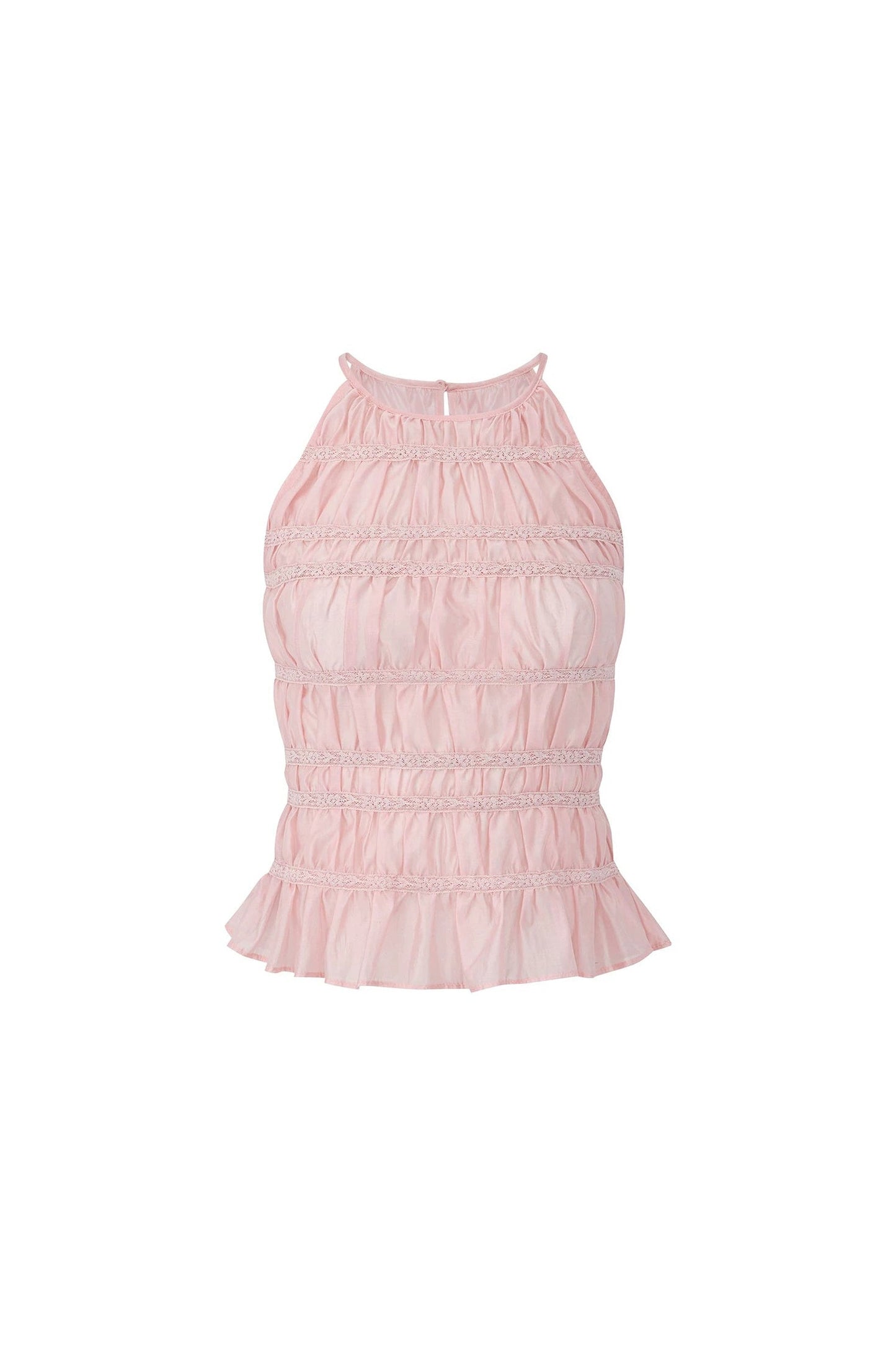 Tencel Halter Lace Camisole