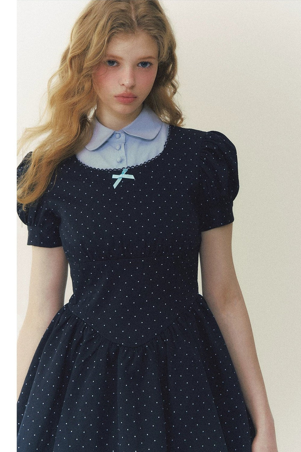 Robe Princesse Rétro à Pois
