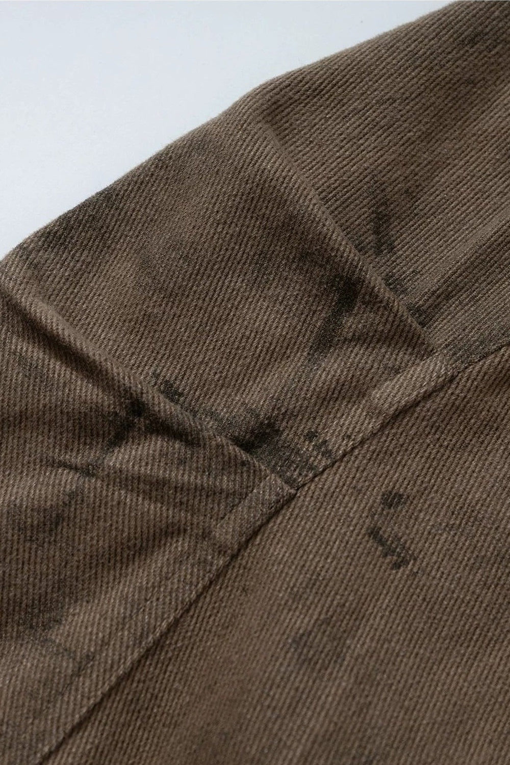 Loose Distressed Plaid Patchwork Jacket