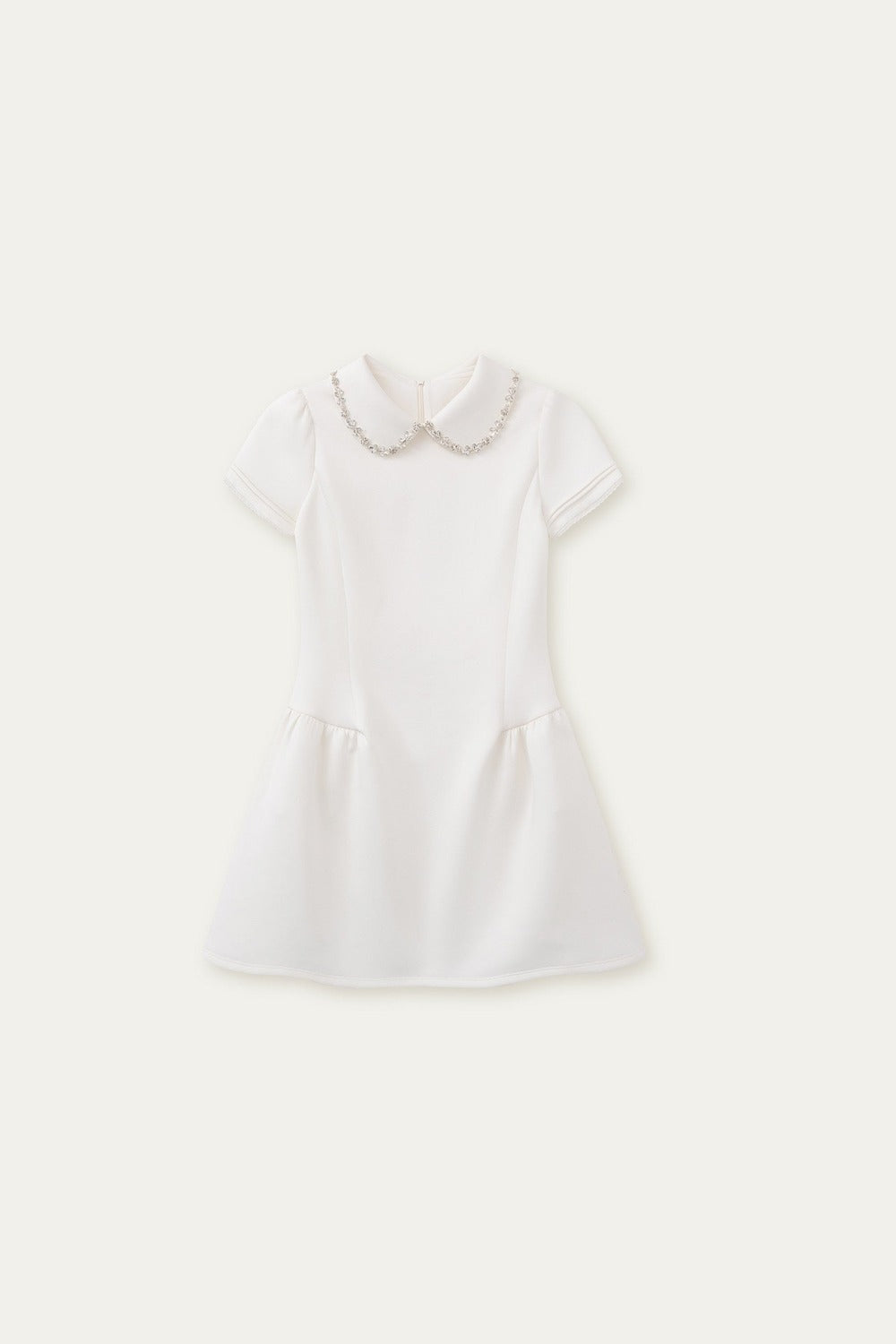 Retro Rhinestone Air Layer Dress