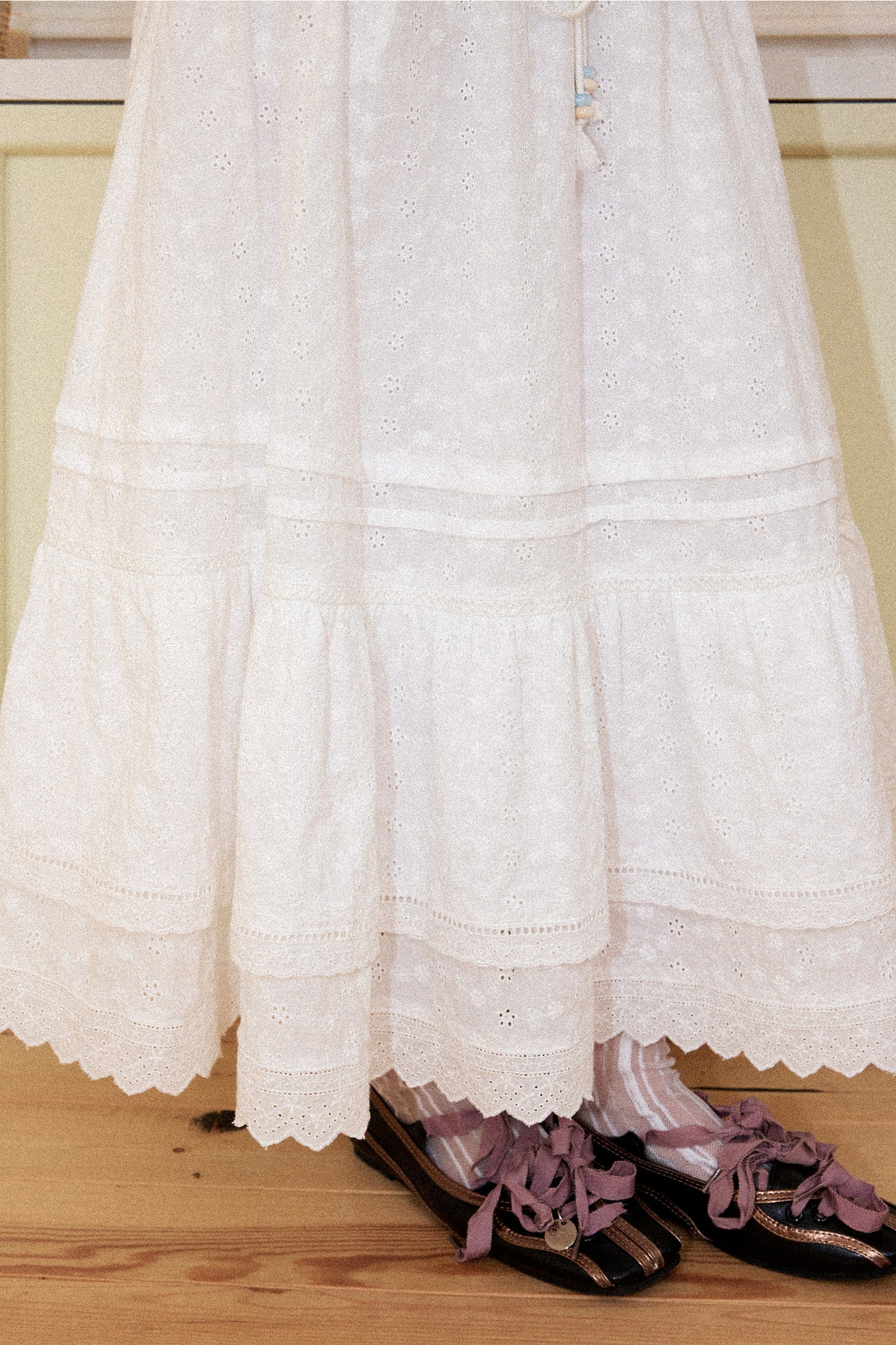 Waltz Patchwork A-Line Skirt