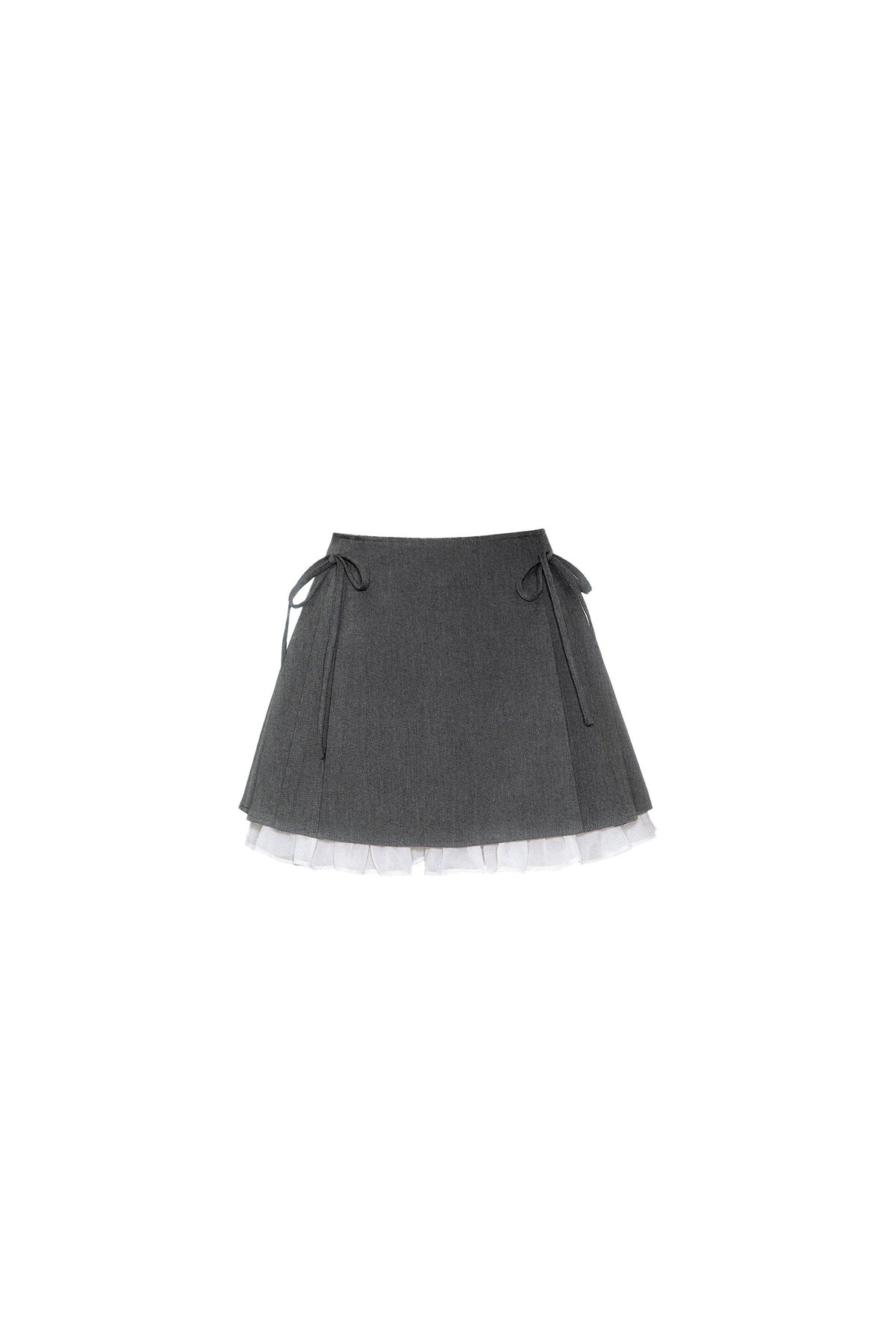 Ensemble blouse à nœud coulissant et jupe
