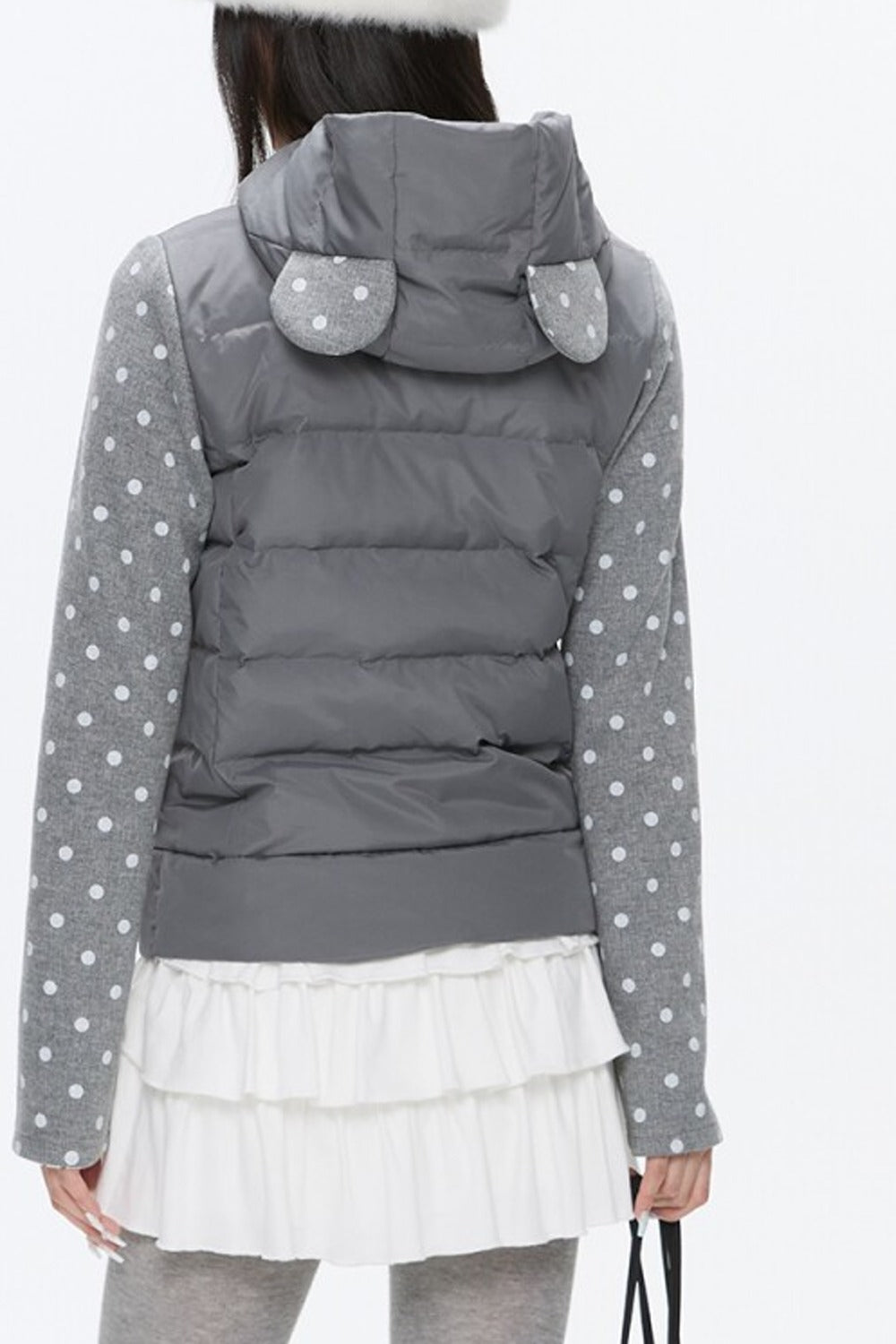 Bear Ears White Duck Down Jacket