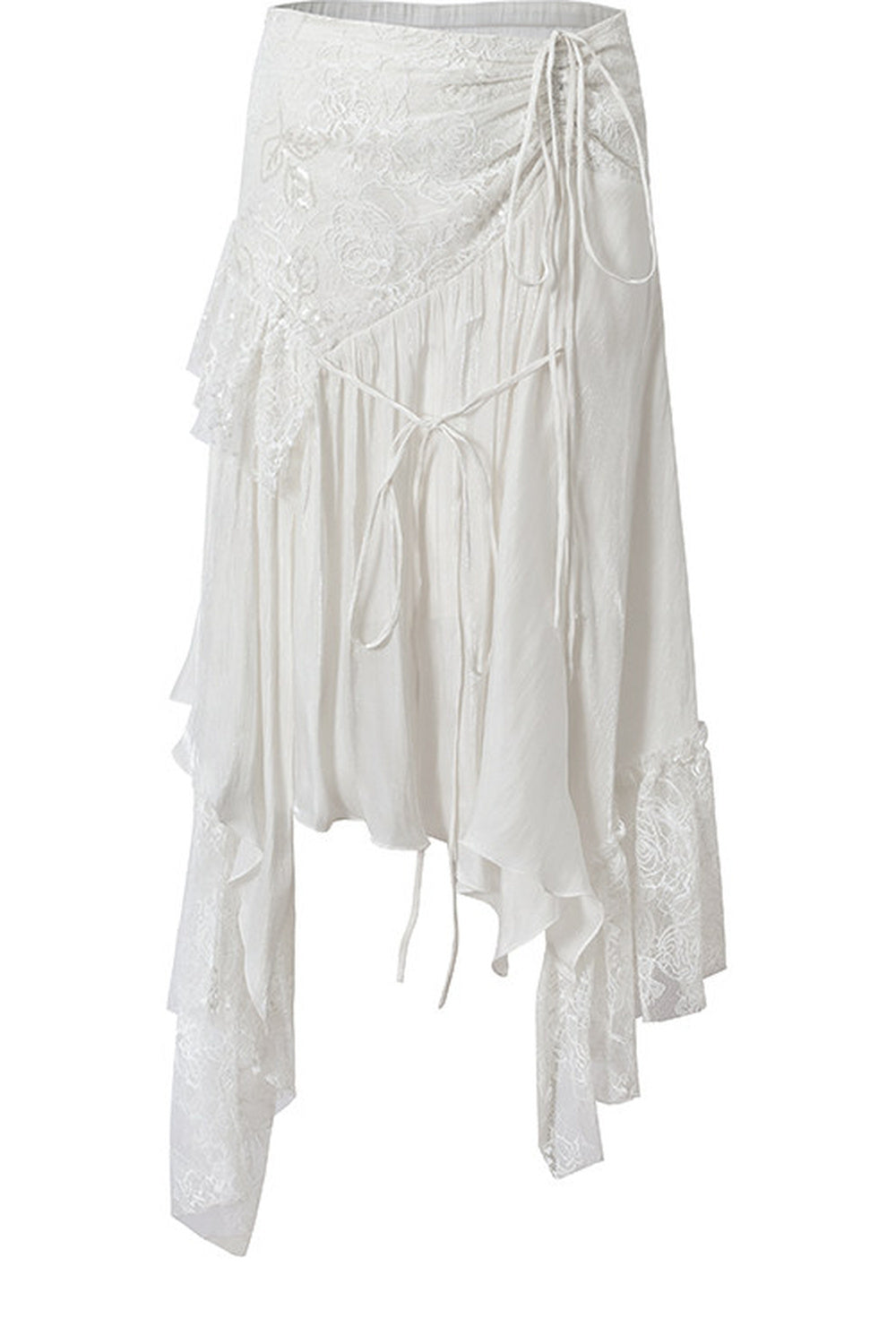 Romantic Lace Chiffon Skirt