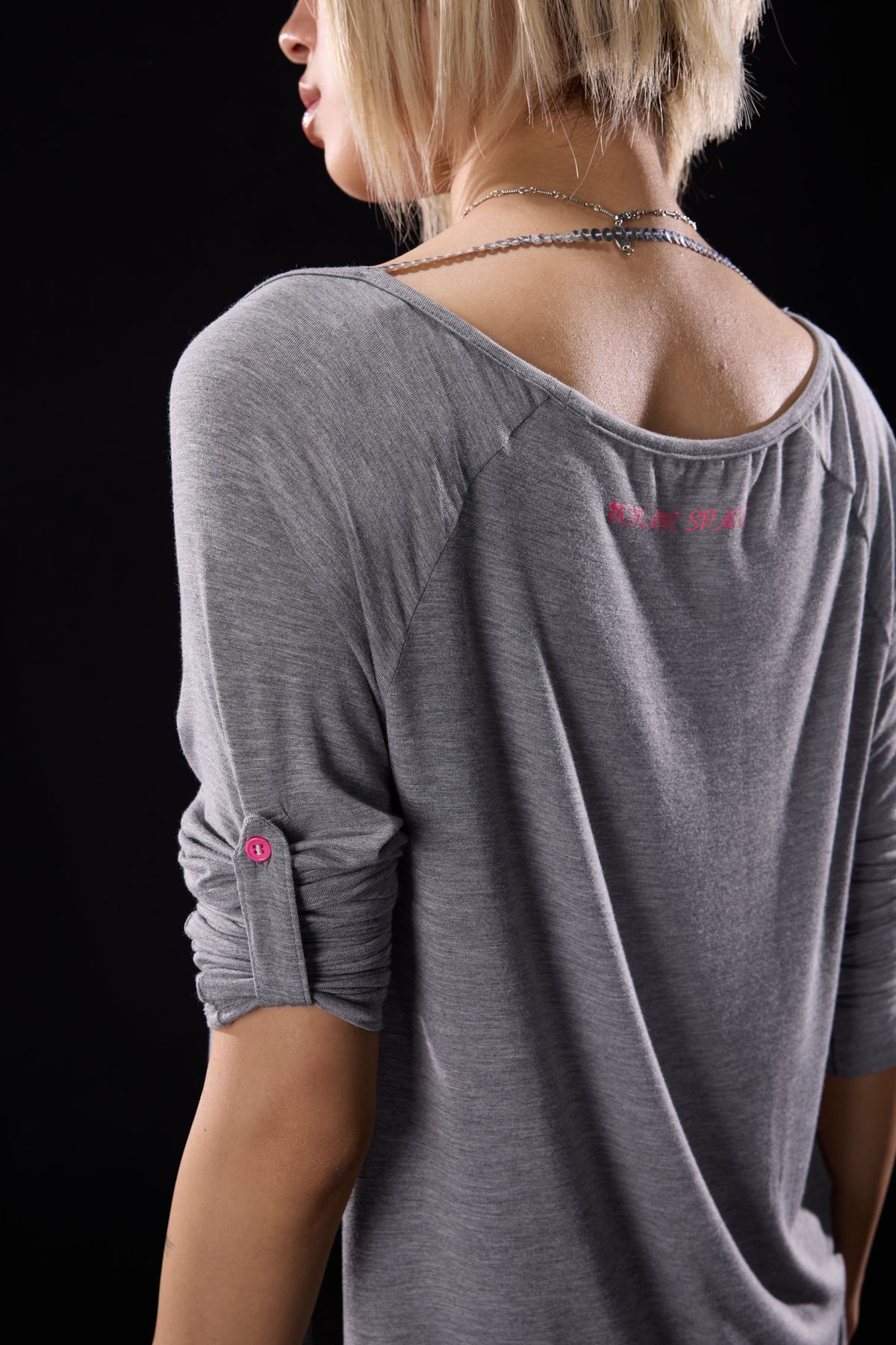Sequin Print Long Sleeve T-Shirt