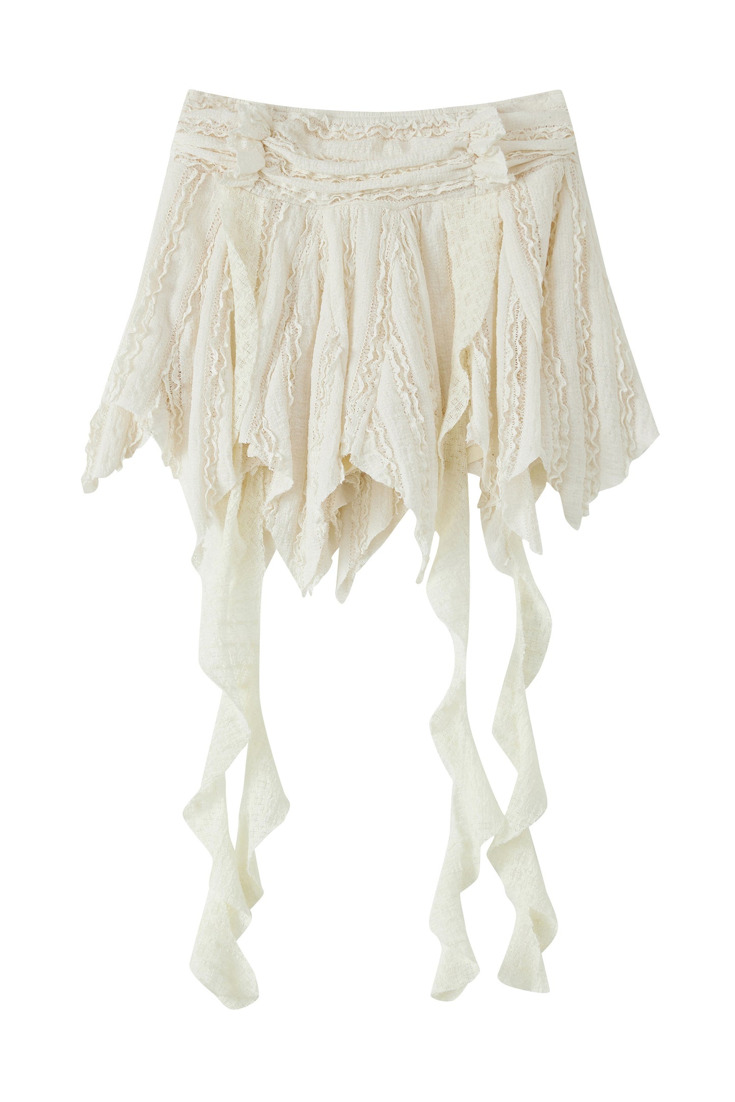 Asymmetrical Ruffle Skirt
