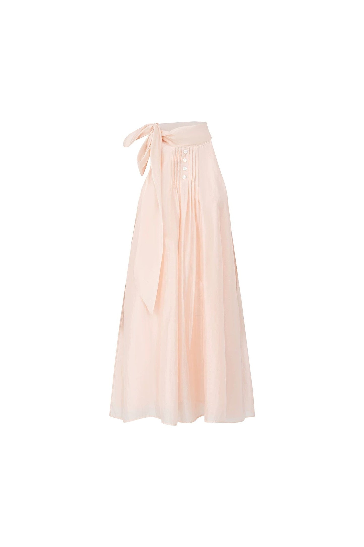 Tencel Halter Ribbon Dress