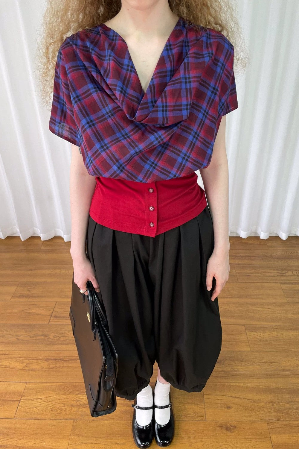 Plaid Short Sleeve Shirt