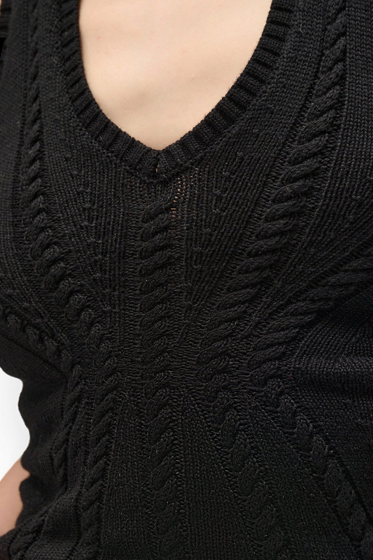 Layered-Look Knit Halter Camisole