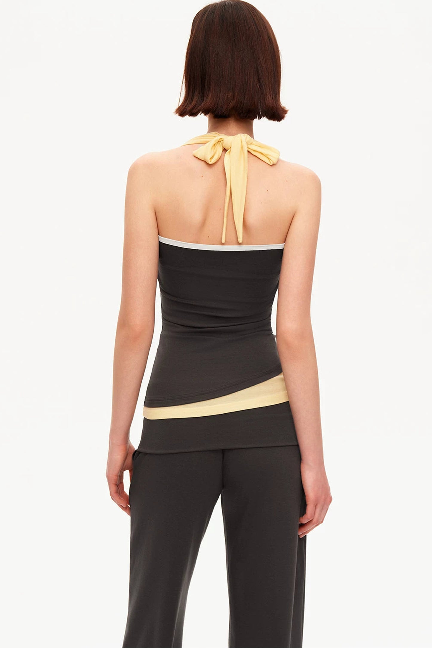 Modal Color-Blocked Knit Set-Up