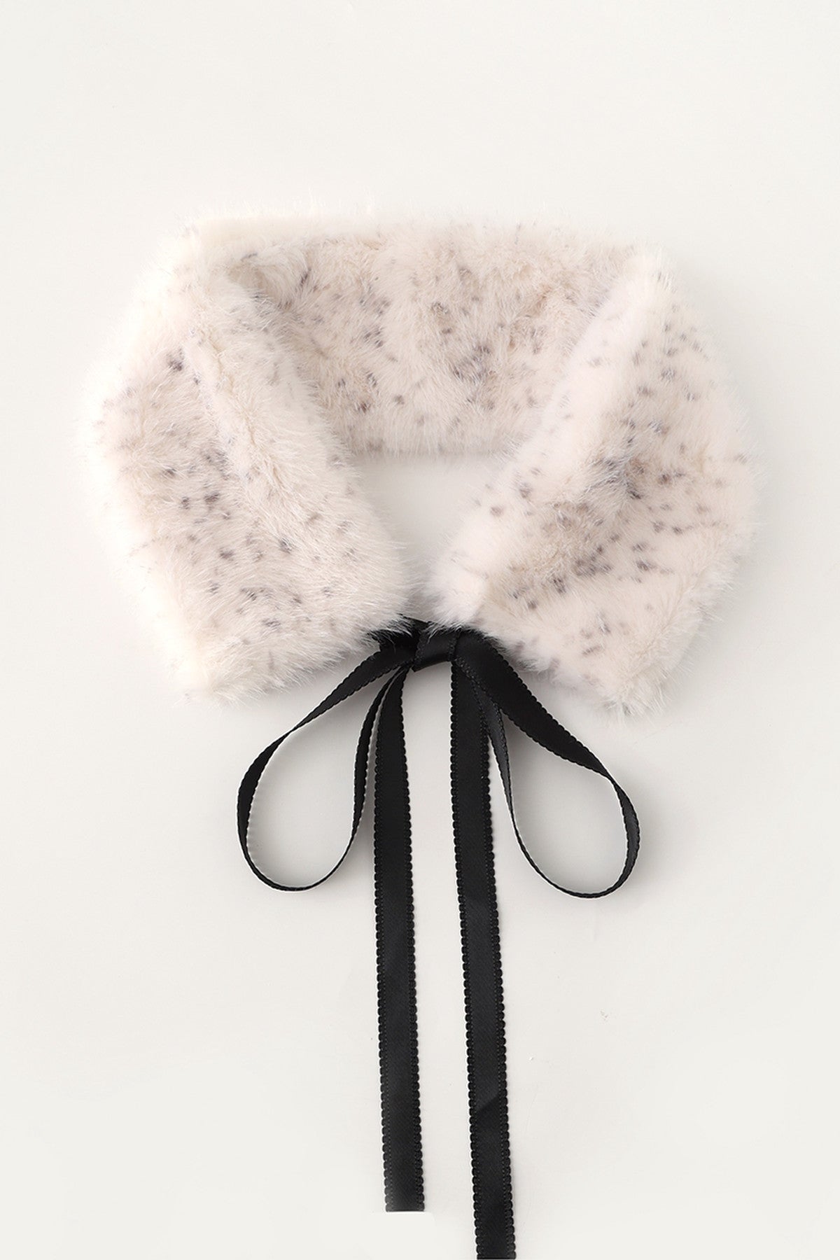 Retro Girl Bow Eco-Friendly Fur Collar