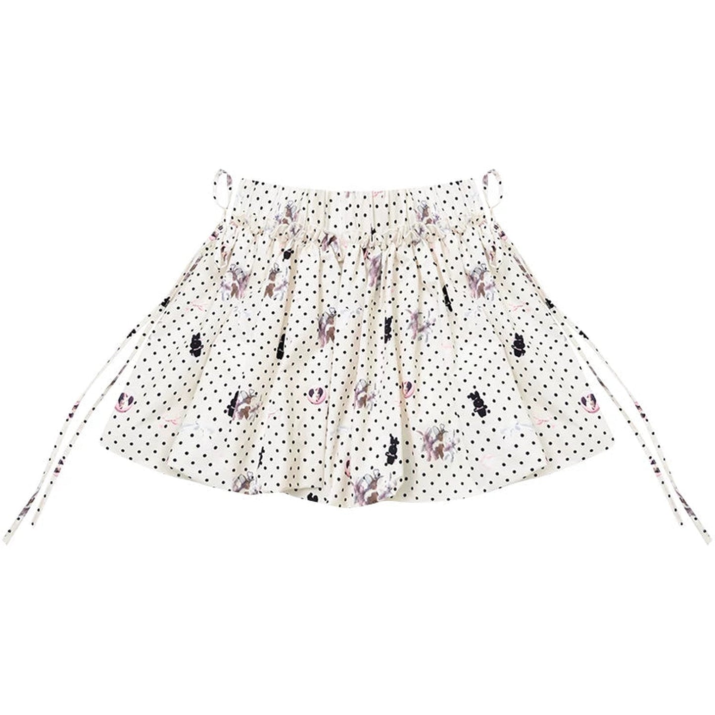 Heart Rabbit Polka Dot Skirt