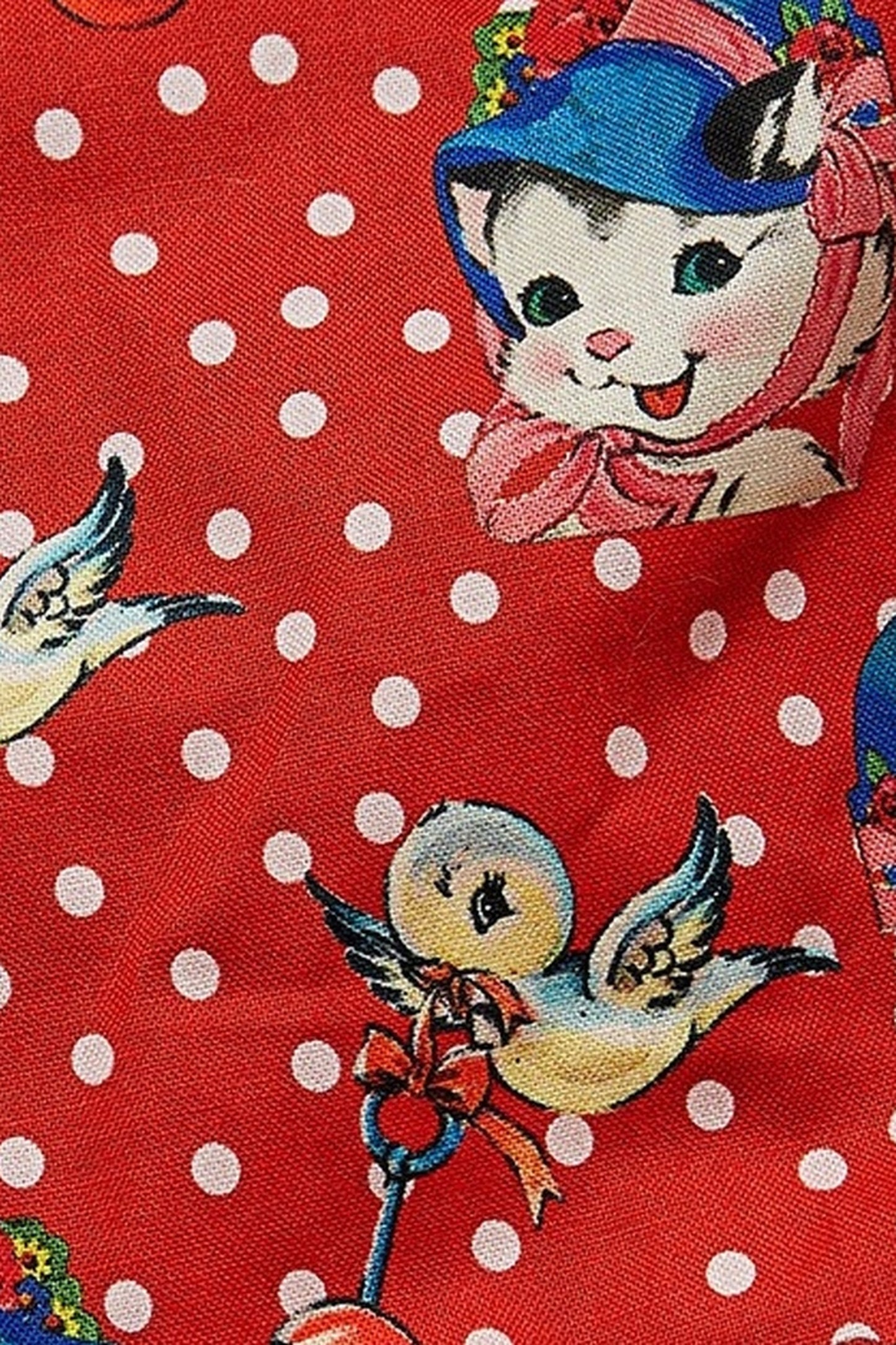 Showa Retro Childlike Kimono Top