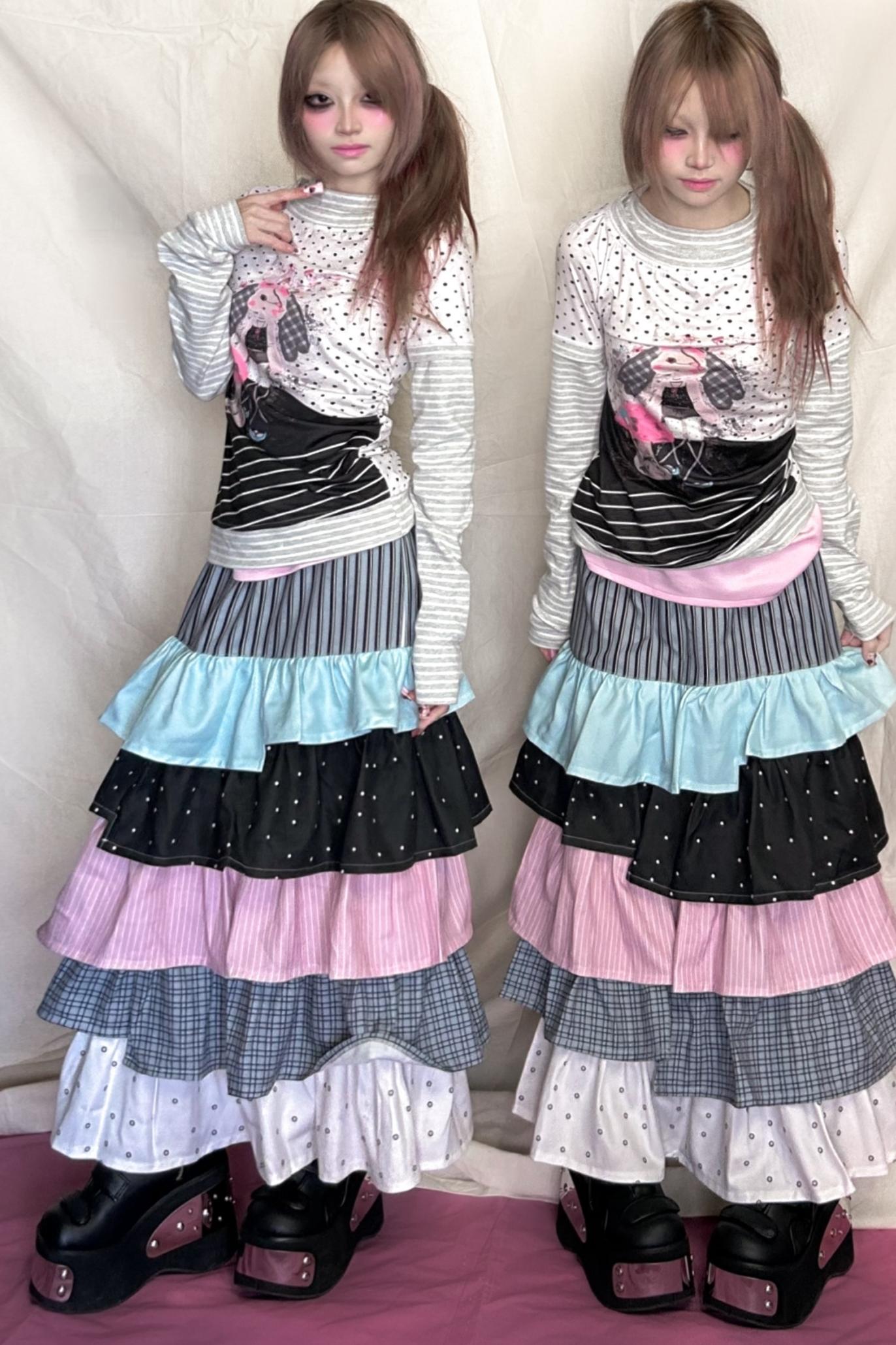 Angel Cream Cake Skirt