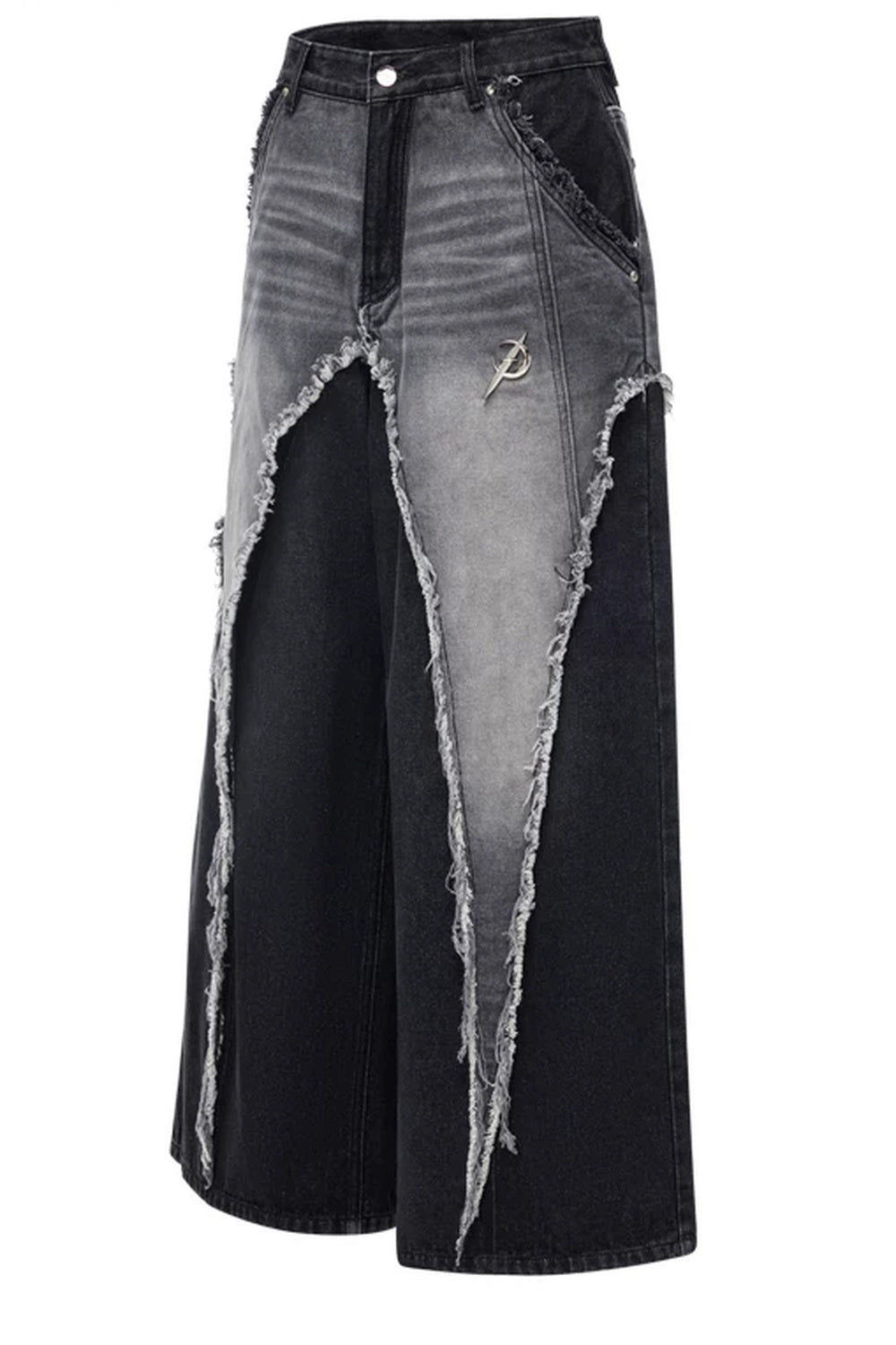Deconstructed Wasteland Denim Pants