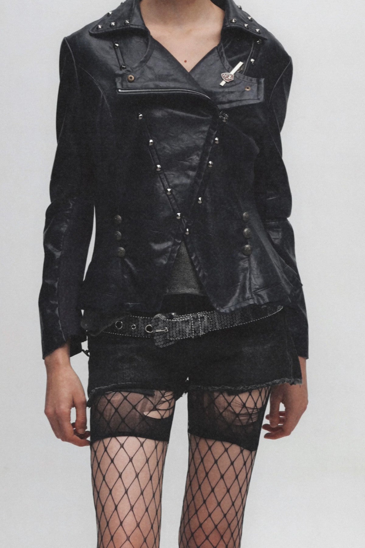 Hip-Hop Punk with Leather Belt