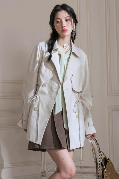 Silhouette Pine Short Trench Coat