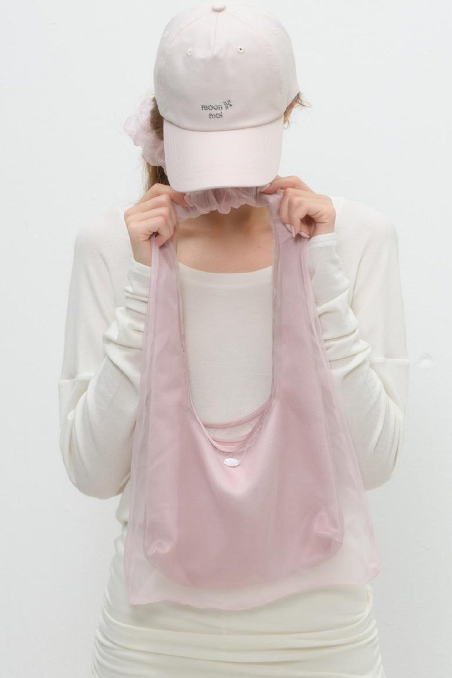 Dreamy Pink Silk Bag