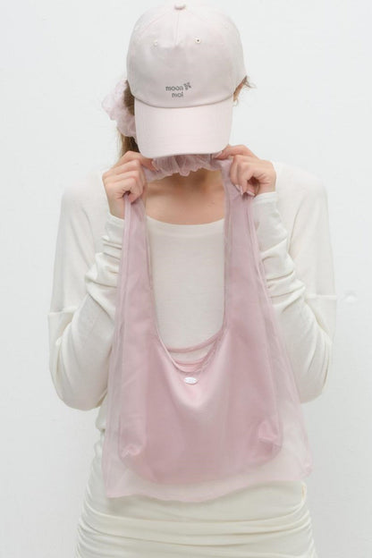 Dreamy Pink Silk Bag