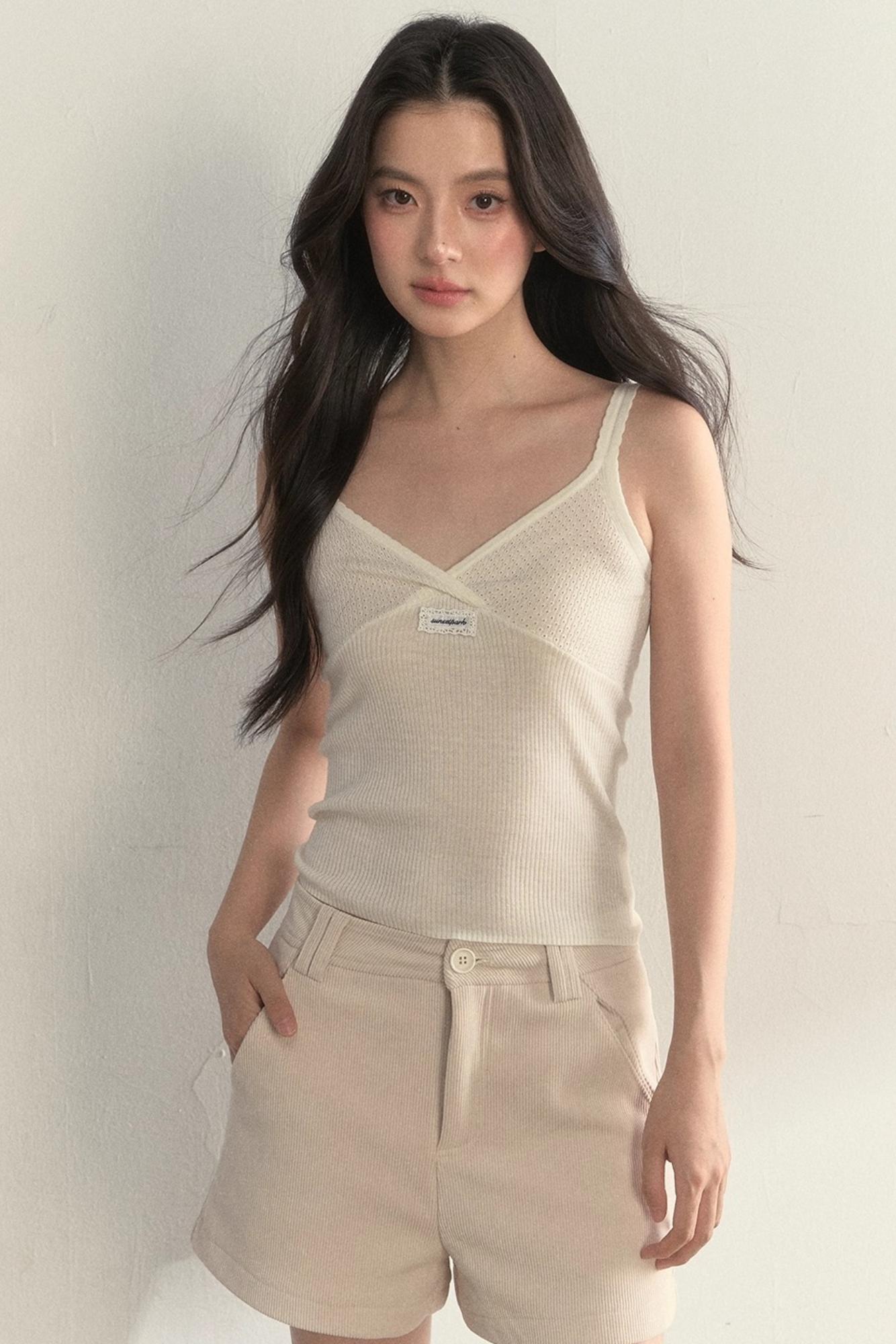 Miu Wool Knitted Layered Camisole