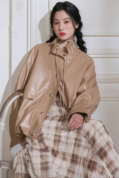 Streamer Chocolate Leather Jacket