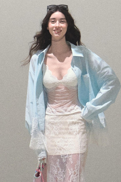 Spring Sea Lace Shirt