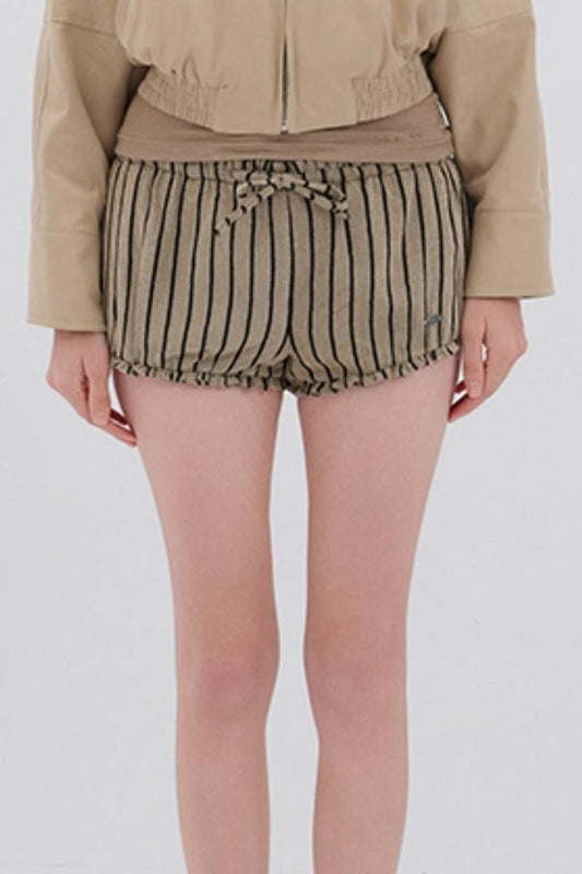 Soft Fleece Striped Pants