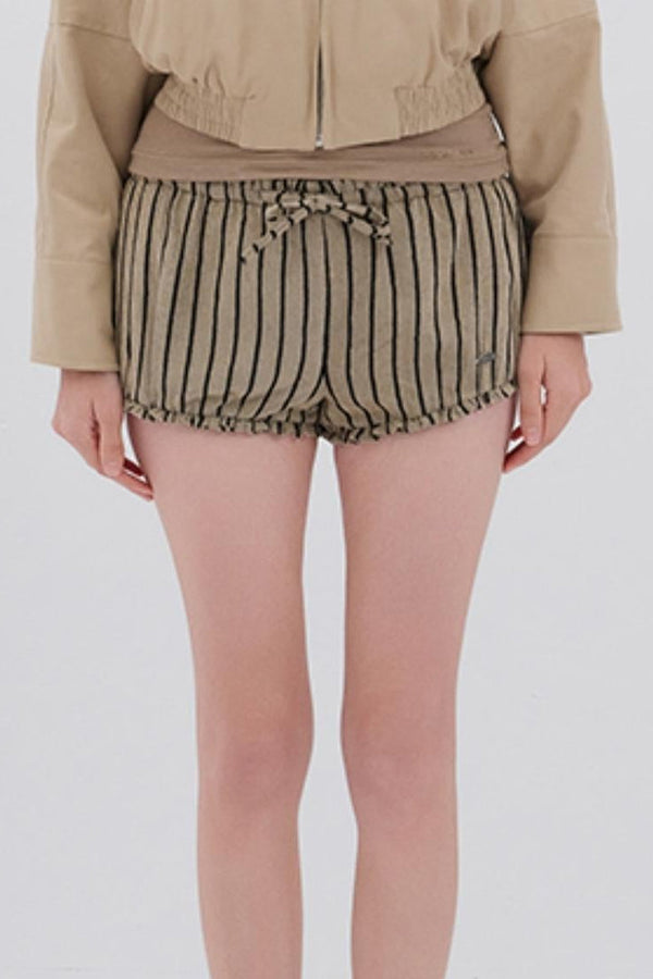 Soft Fleece Striped Pants