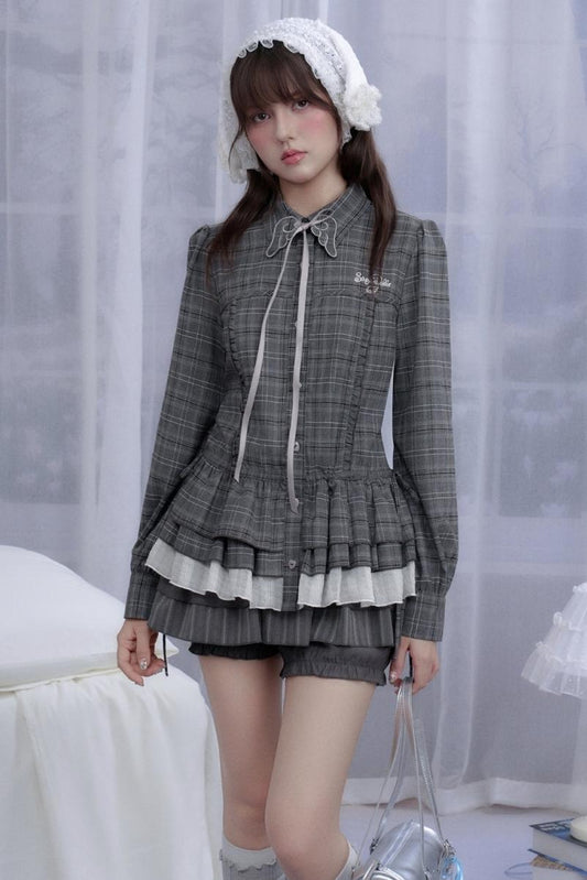 Whisper Long-Sleeved Dress Set-Up