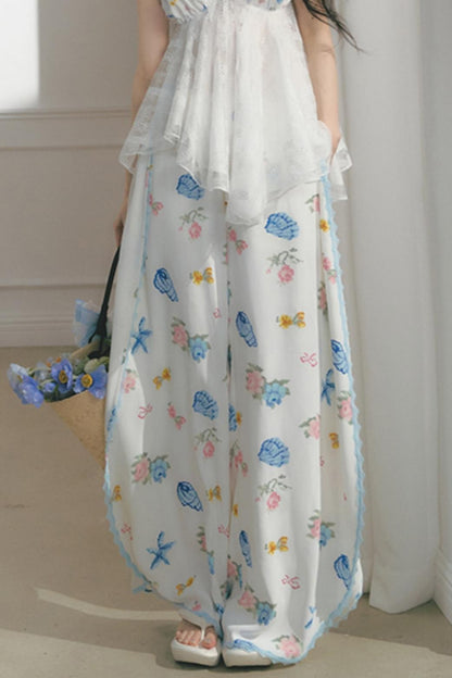 Dream Lace Wide-Leg Pants