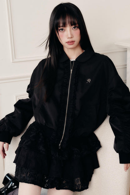 Lace Commuter Baggy Jacket