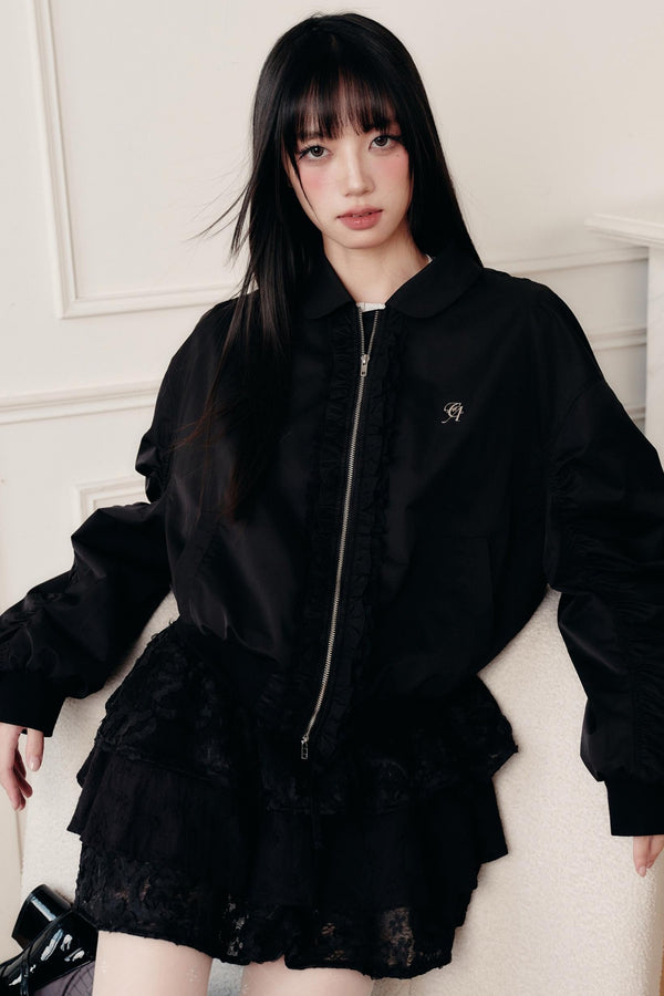 Lace Commuter Baggy Jacket