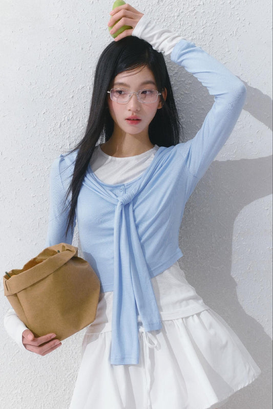 Elegant Double Layer T-Shirt