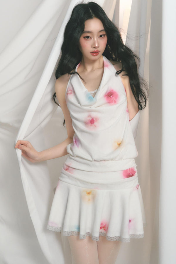 Breeze Lace Swing Skirt Set-Up