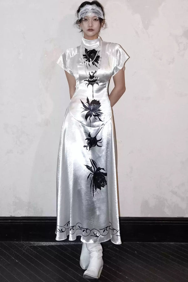 Silk Flow Qipao Dress