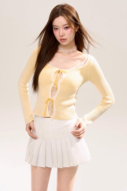 Taste Invasion Cut-Out Knit Top