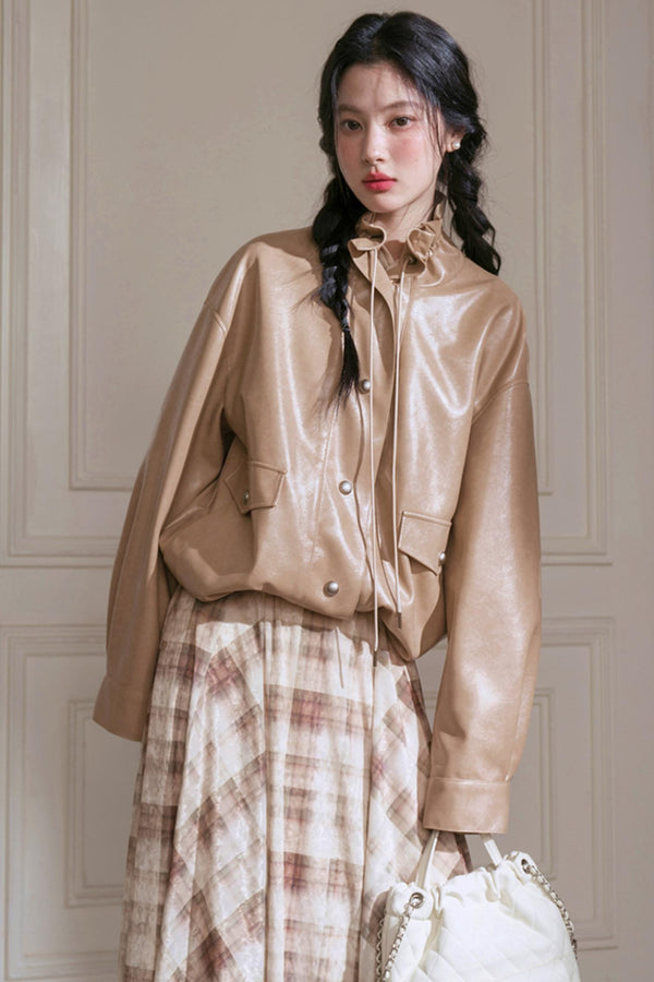 Streamer Chocolate Leather Jacket