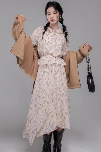 Lotus Leaf Rhythm Mist Dress