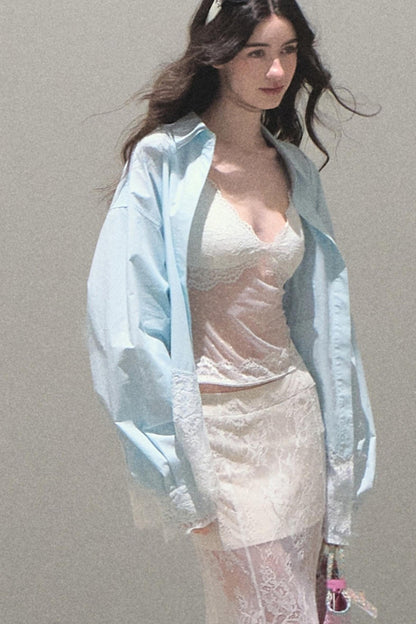 Spring Sea Lace Shirt