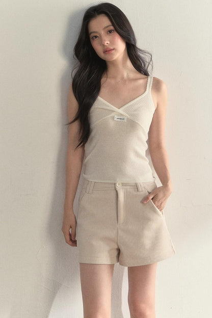 Miu Wool Knitted Layered Camisole