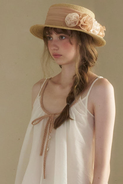 Vintage Raffia Sun Hat
