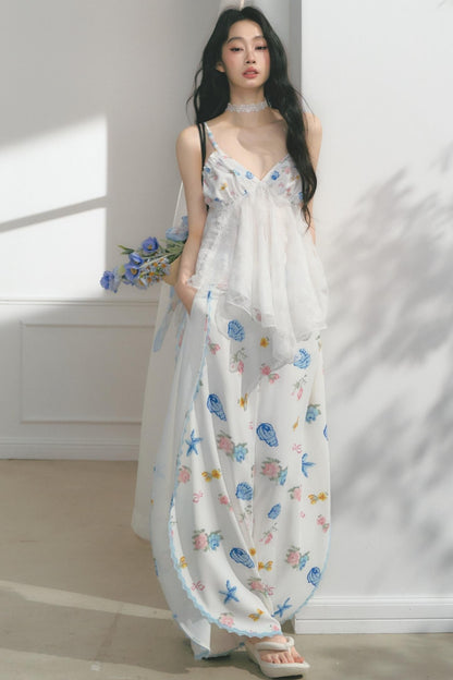 Dream Lace Wide-Leg Pants