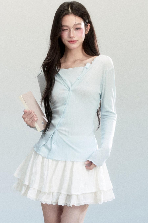 Fragile Layering Knitwear Top