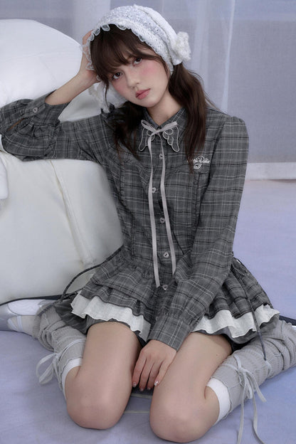 Whisper Long-Sleeved Dress Set-Up